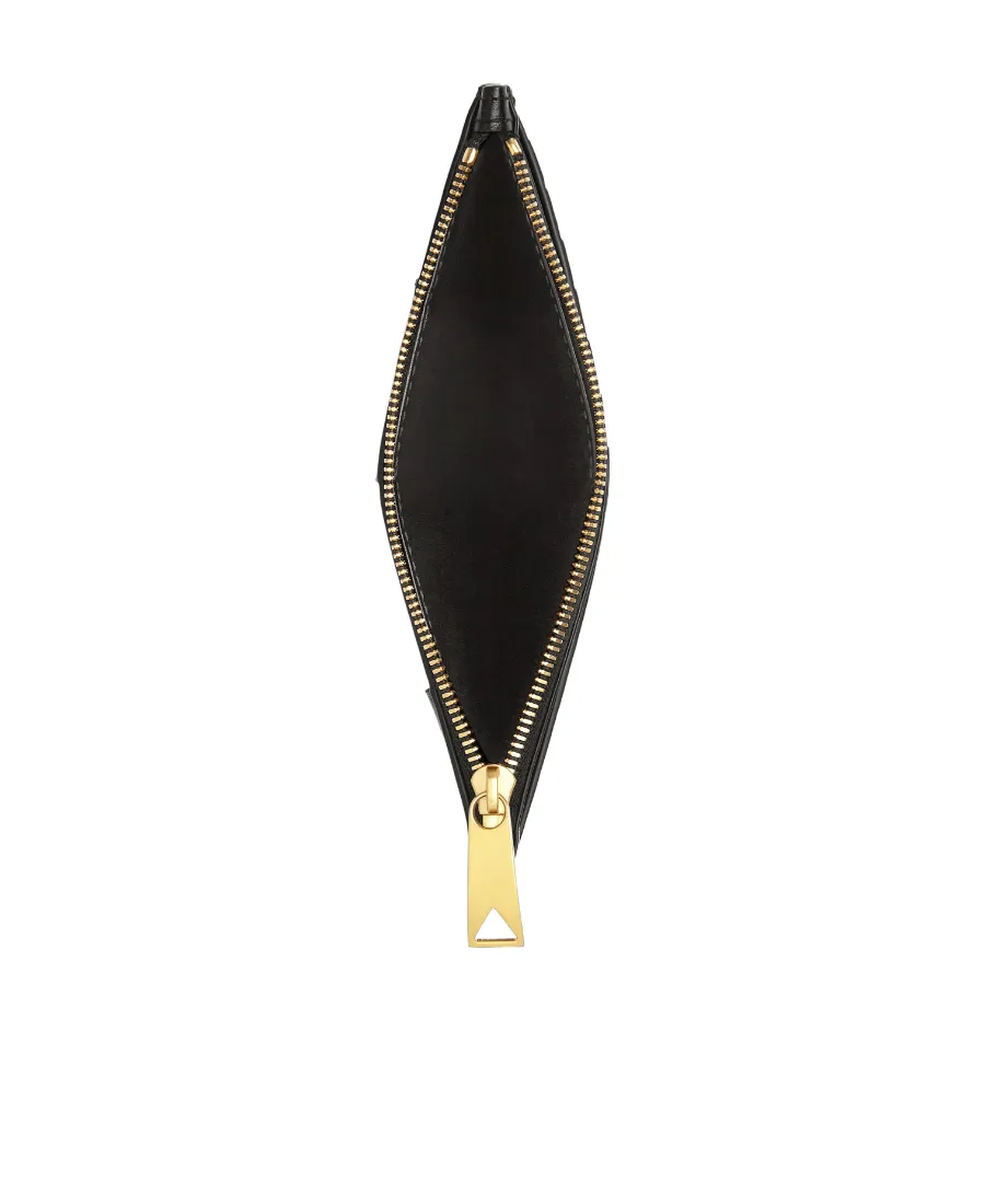 Intrecciato Zipped Card Case