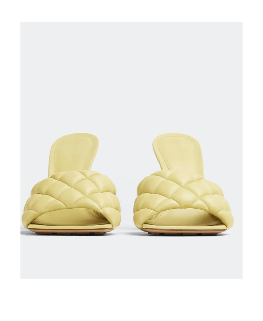 Quilted High-Heeled Sandals