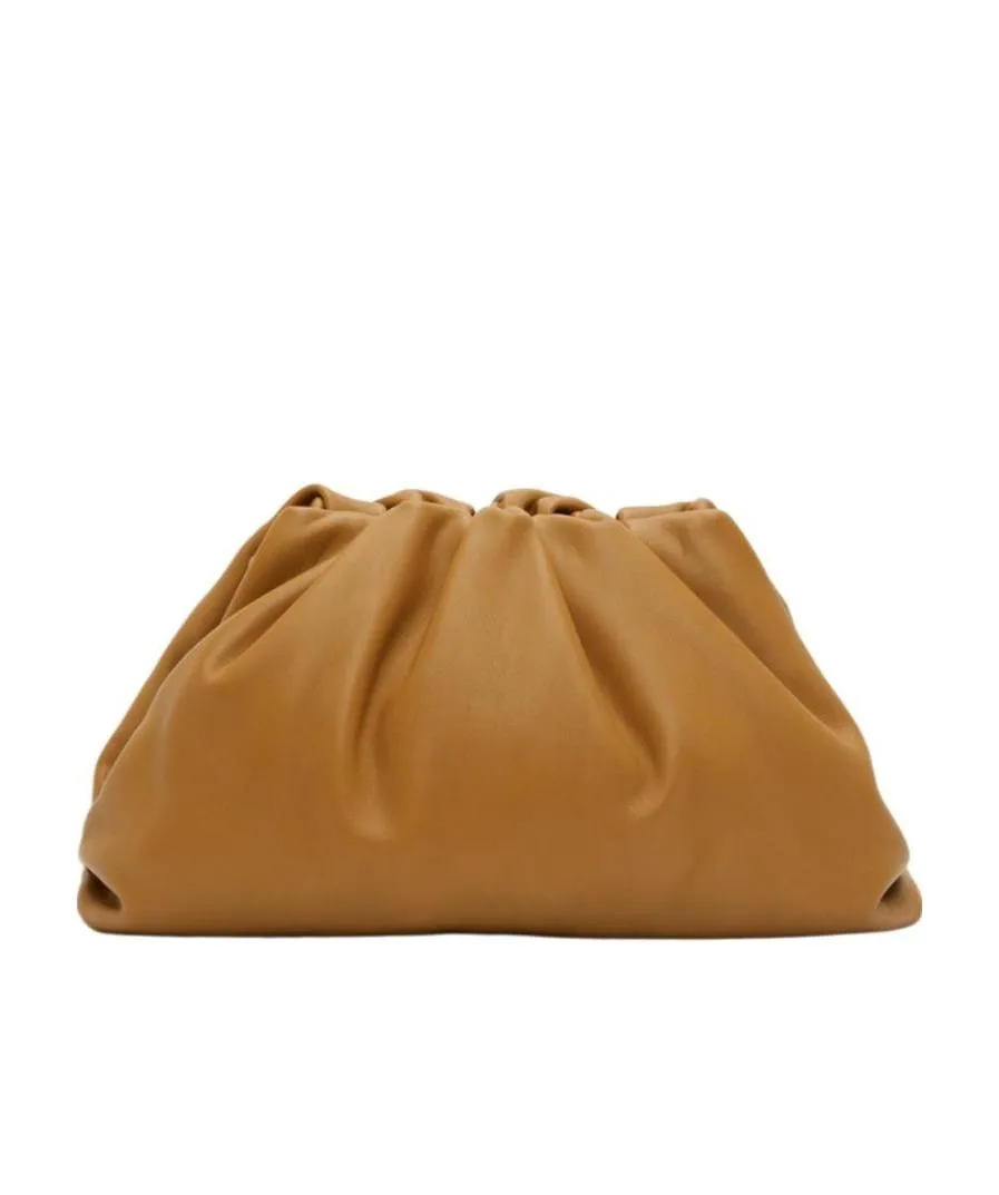 The Pouch Ruched Clutch Bag