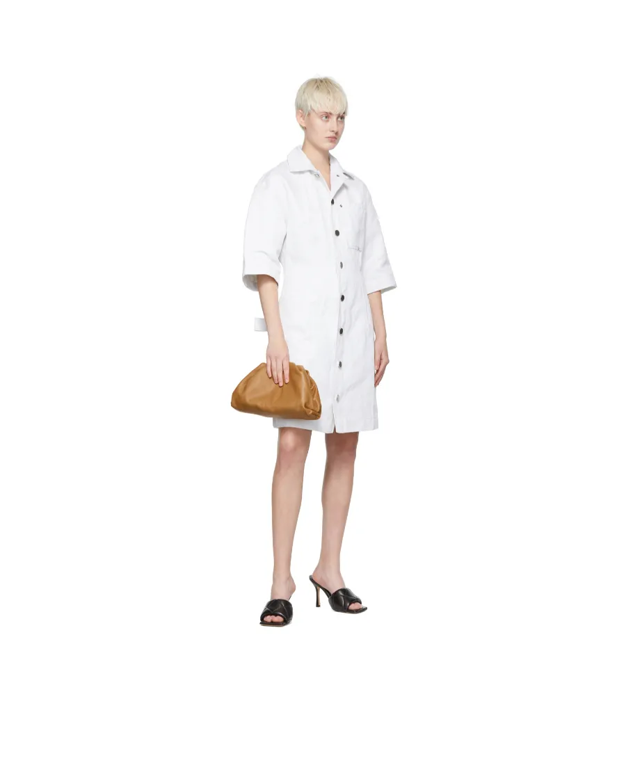 The Pouch Ruched Clutch Bag