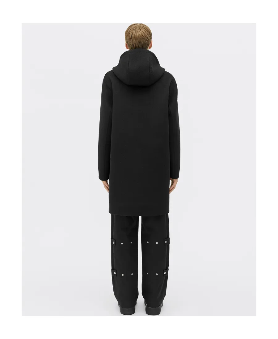 Double Face Brushed Hooded Coat