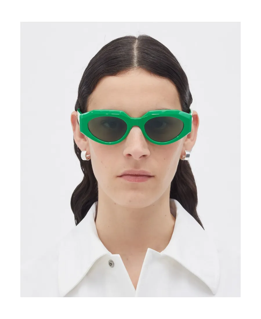 Facet Cat-Eye Frame Sunglasses
