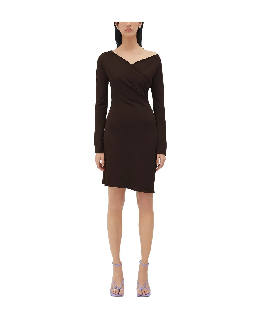 Long-Sleeved Wrap Dress