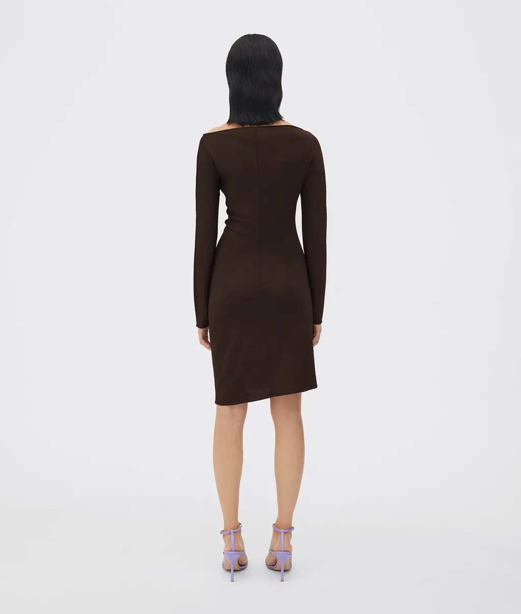 Long-Sleeved Wrap Dress