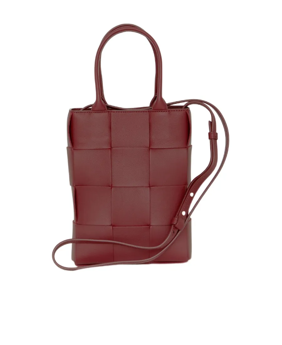 Cassette Leather Tote Bag