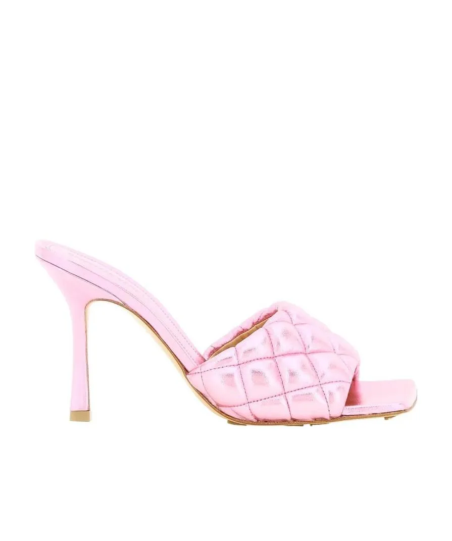 Quilted Square Toe Sandals