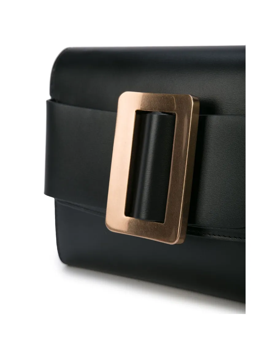 Metal Clasp Shoulder Bag