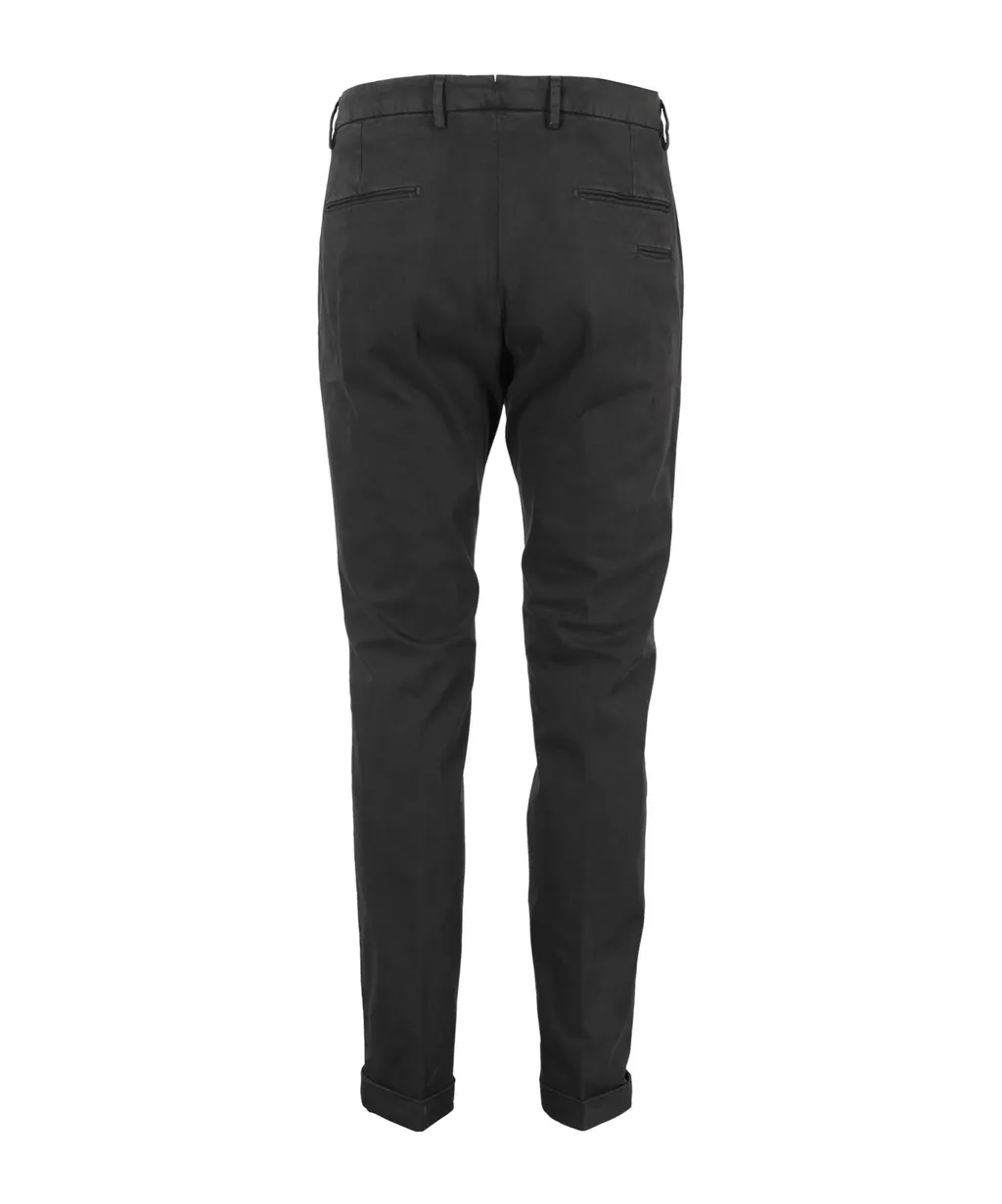 Flat-Front Tailored Pants