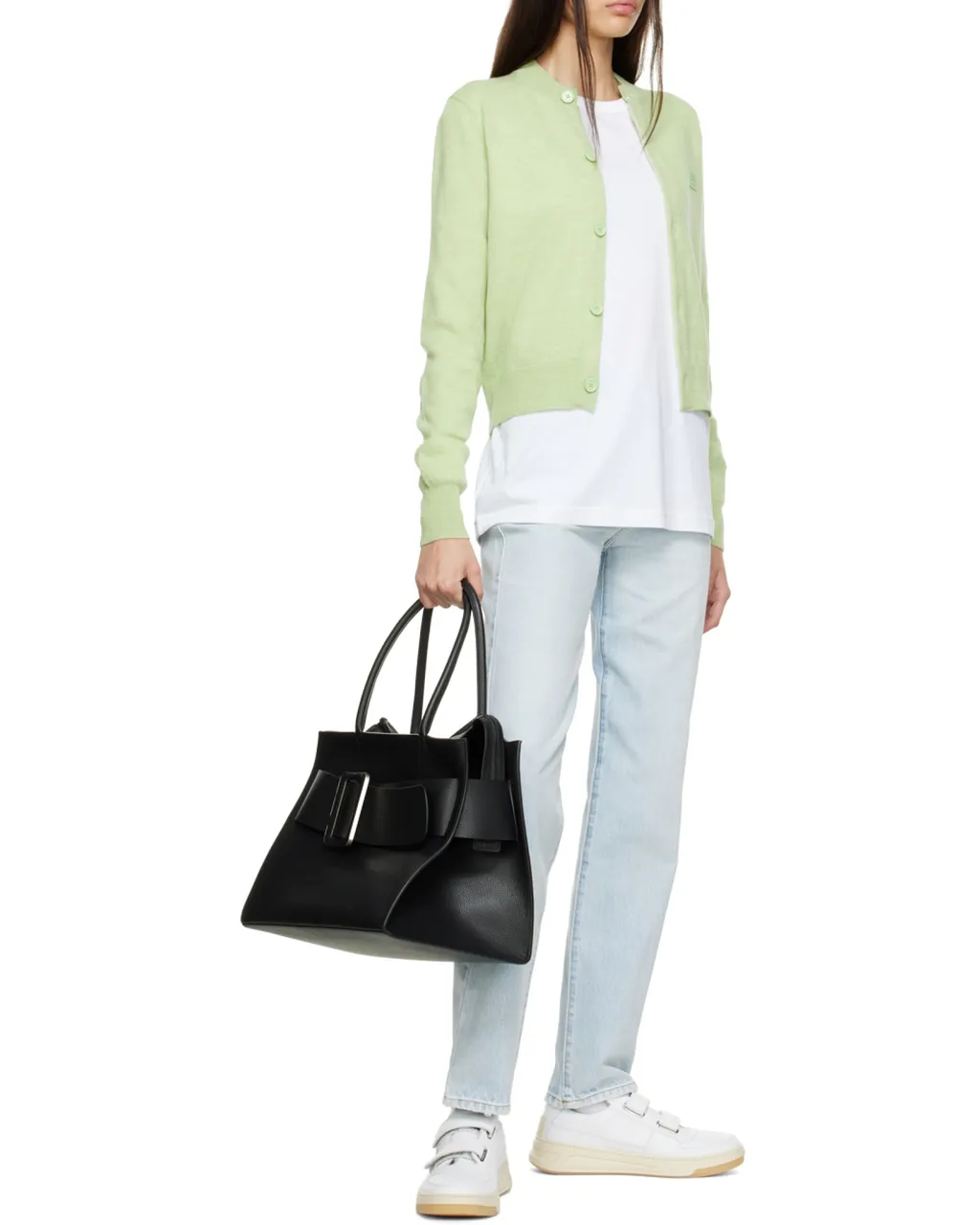 Belt Detailed Top Handle Bag