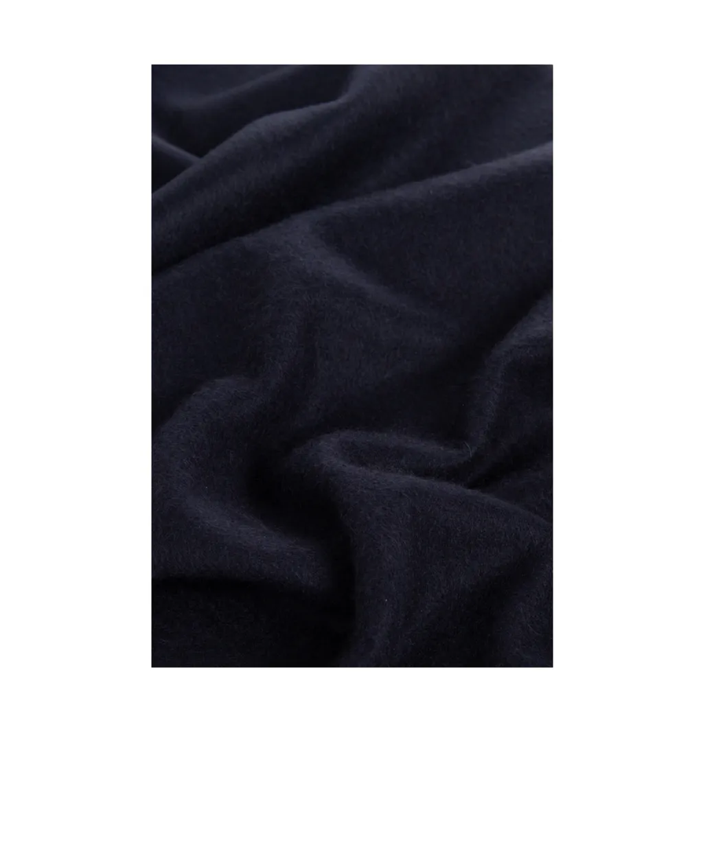 Logo-Embroidered Knitted Scarf