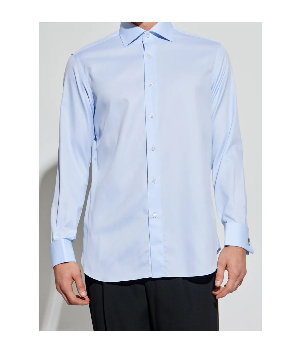 Double-Cuff Cotton Shirt