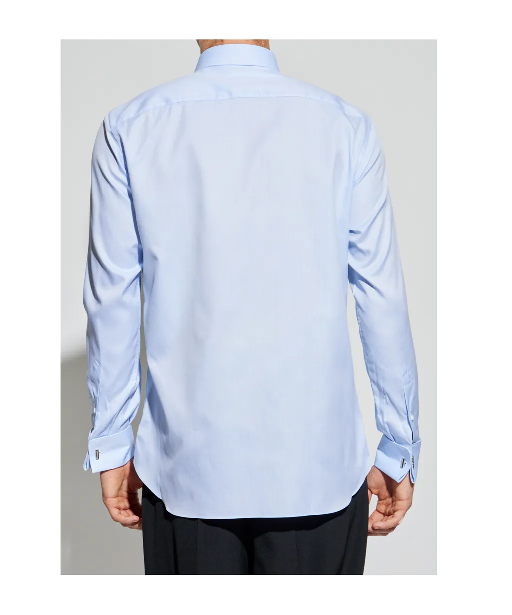 Double-Cuff Cotton Shirt
