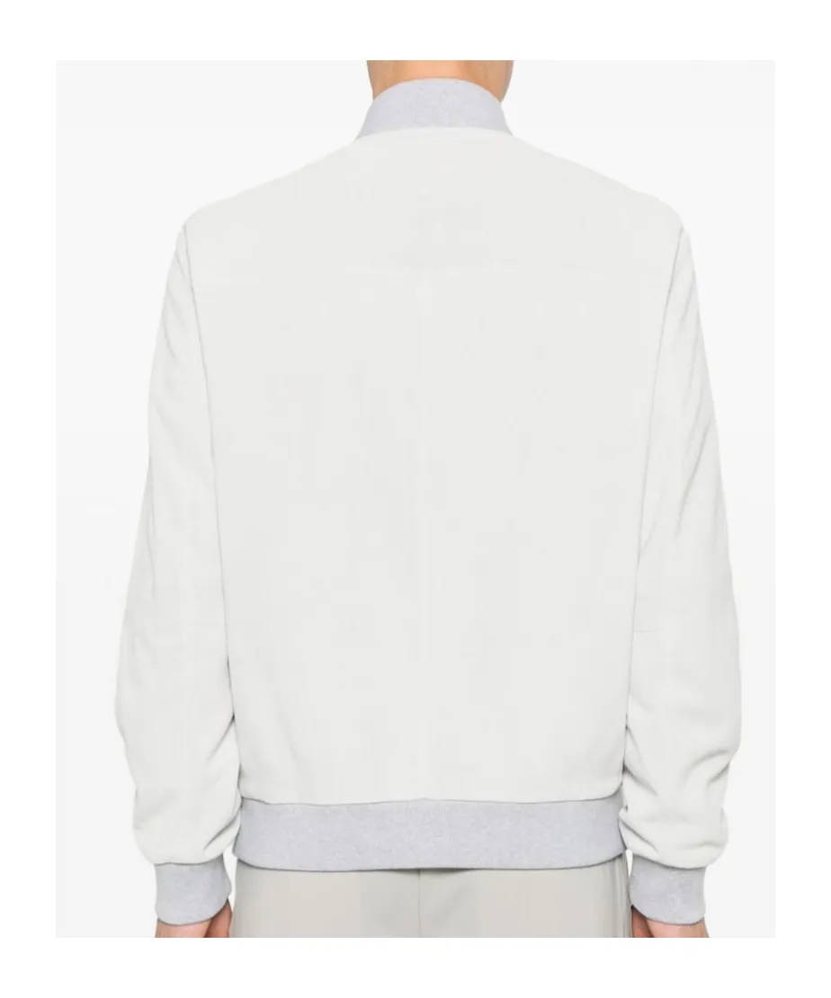 Perforated Bomber Jacket