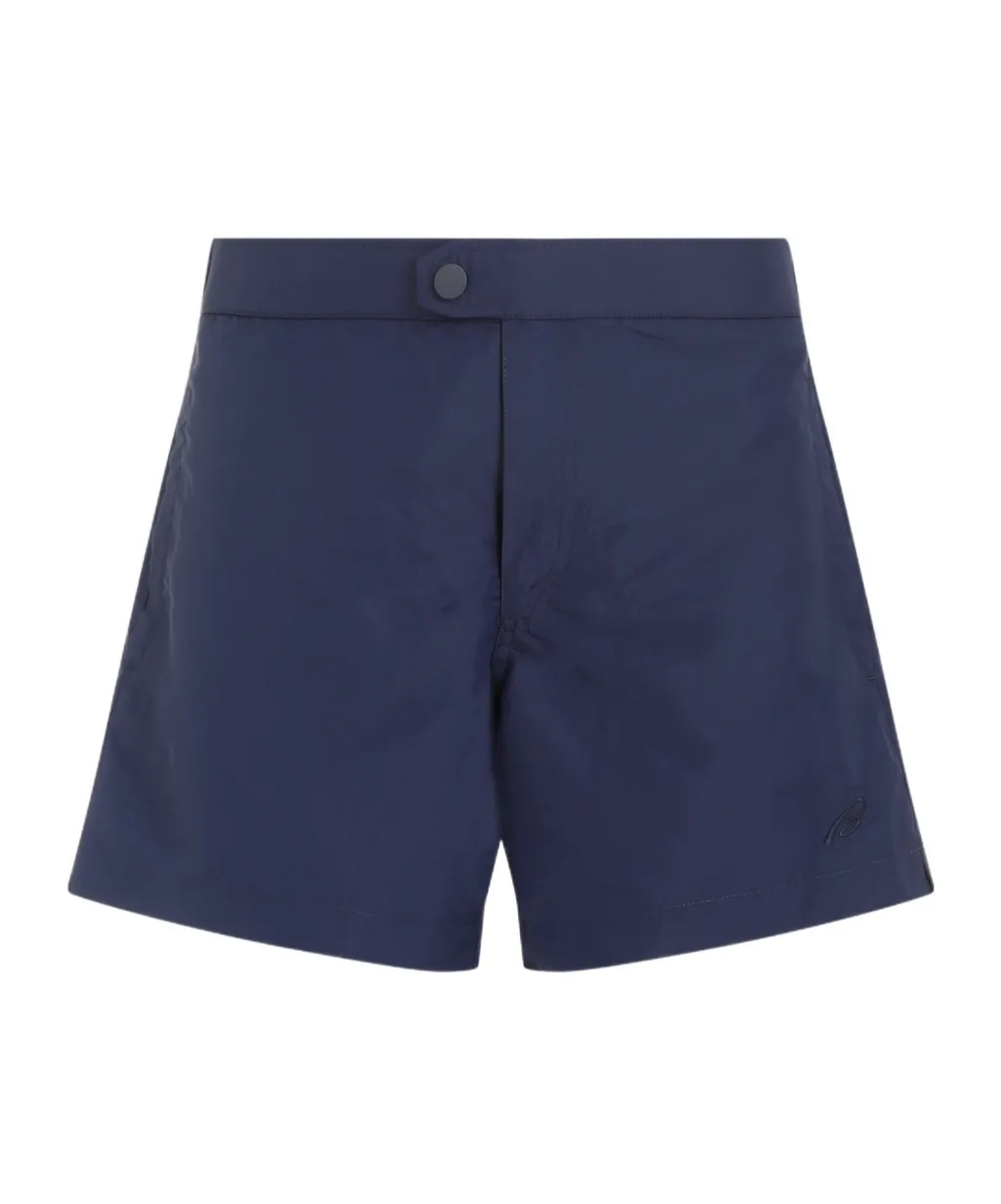 Zip-Up Swim Shorts