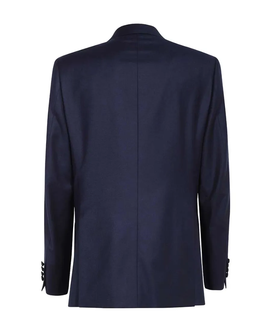 Satin-Lapels Blazer