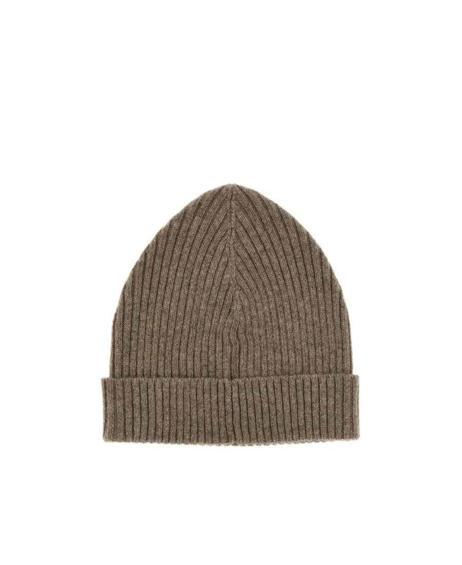 Logo Patch Knitted Beanie