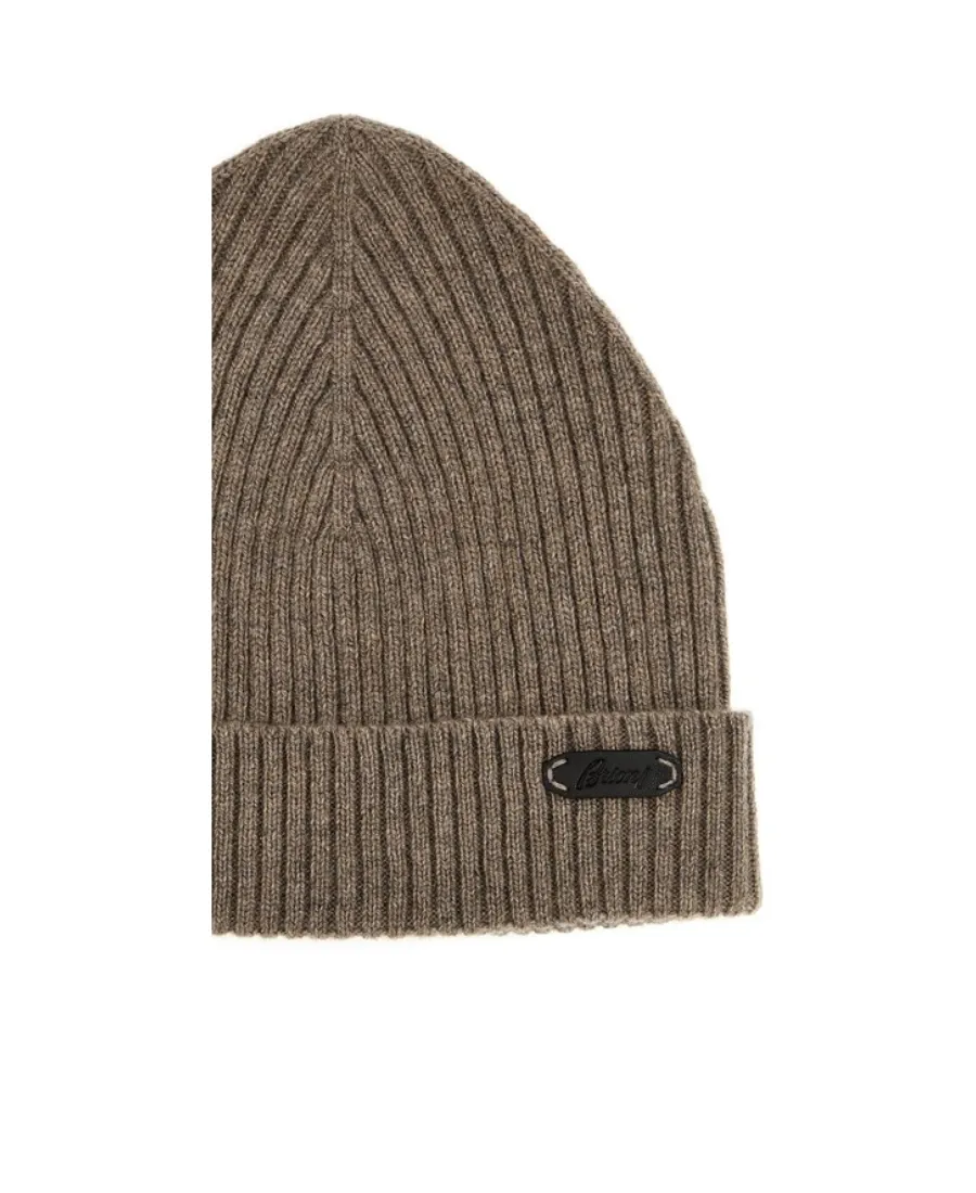 Logo Patch Knitted Beanie