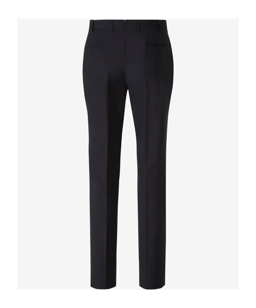 Long-Sleeved Coat Belt Ring Trousers Suit