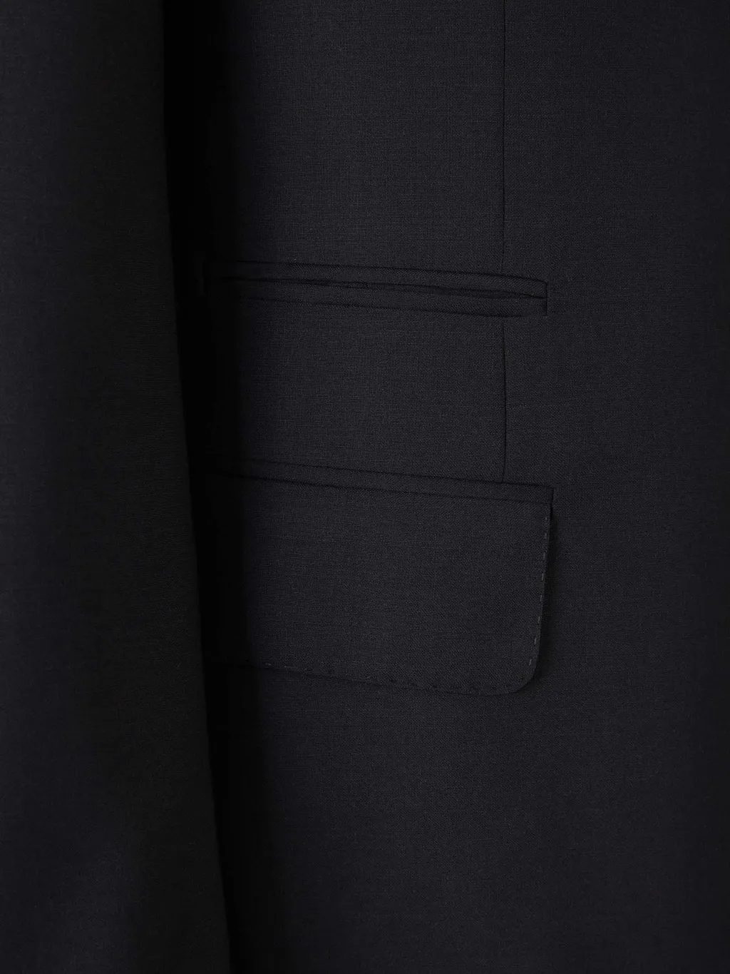 Long-Sleeved Coat Belt Ring Trousers Suit