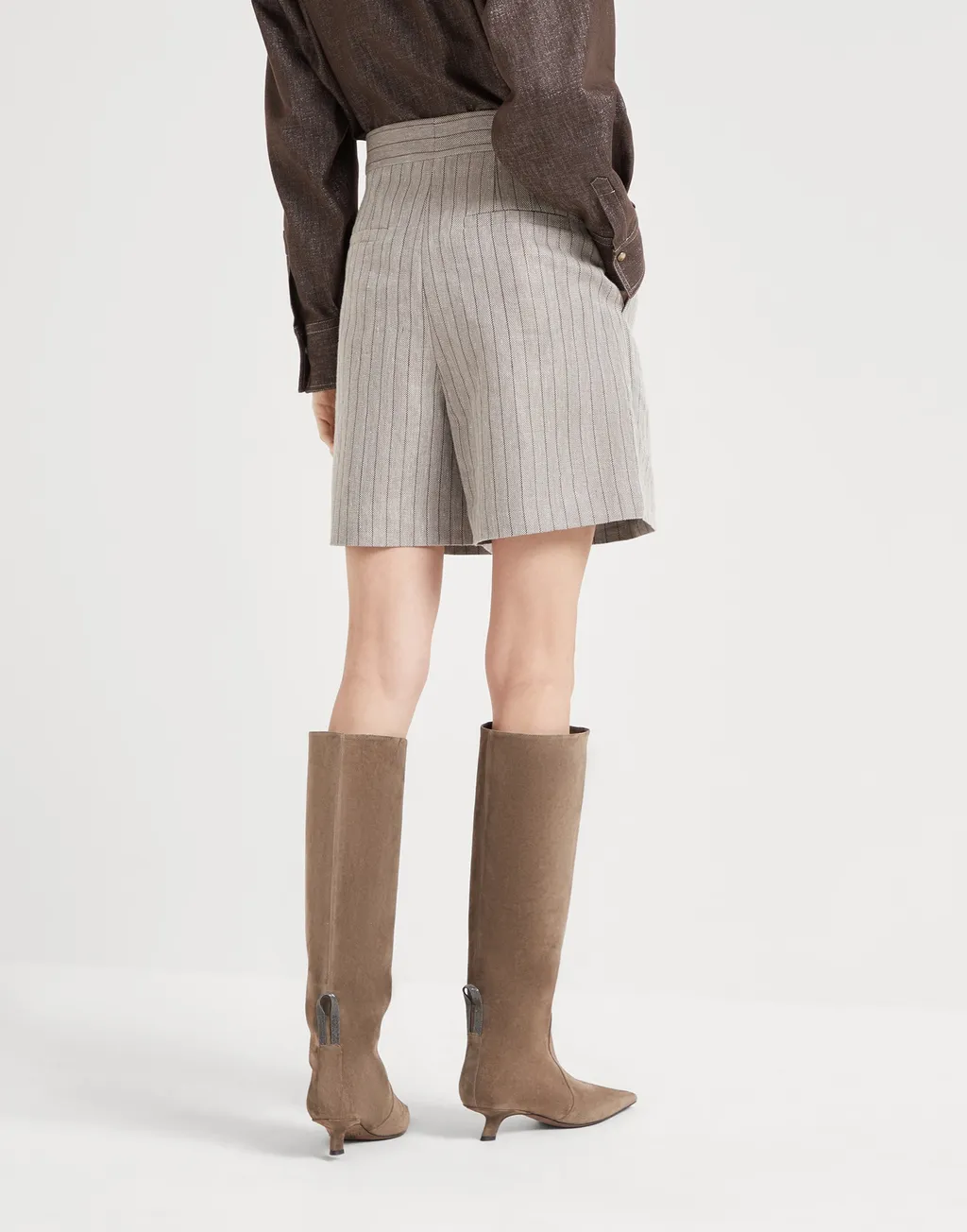 Pleat-Detailing Shorts