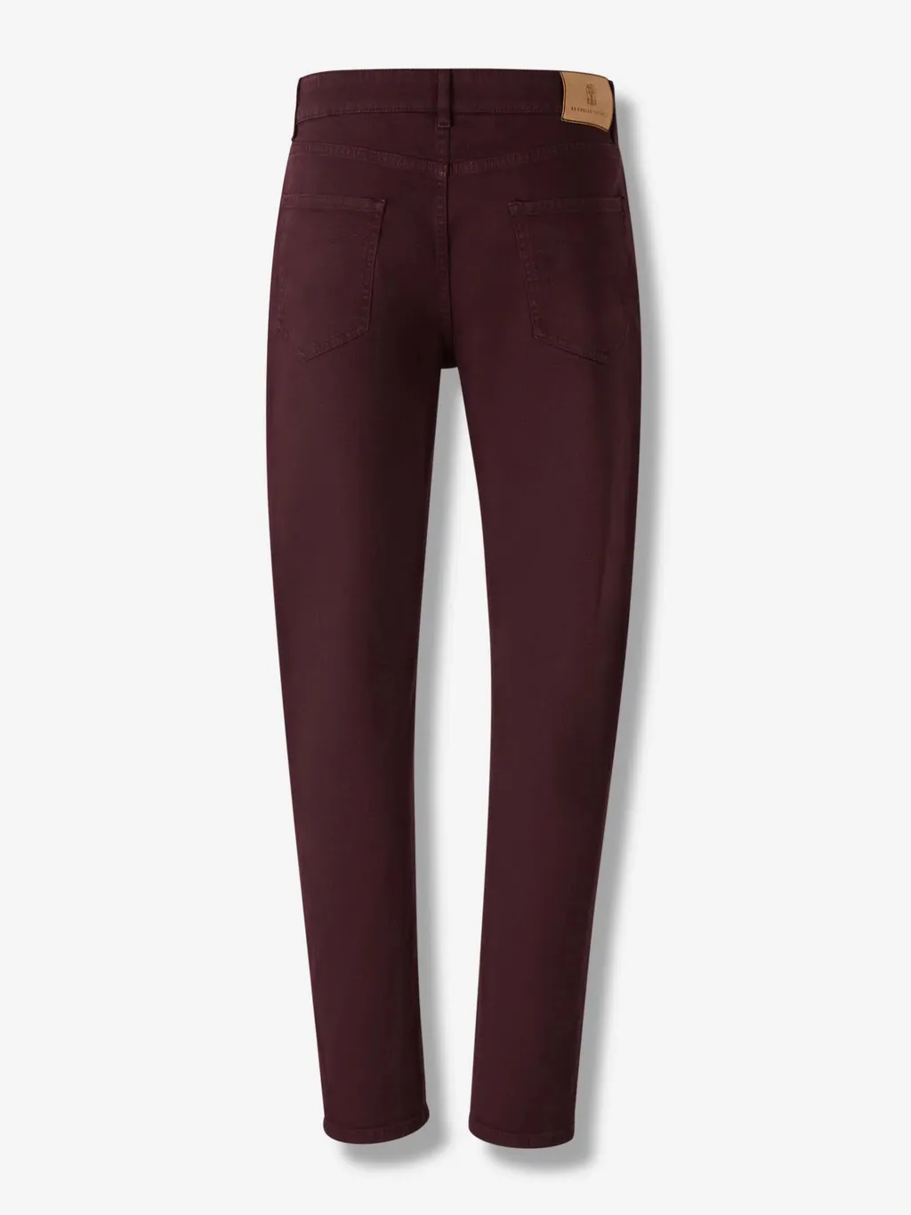 Embroidered-Pocket Jeans