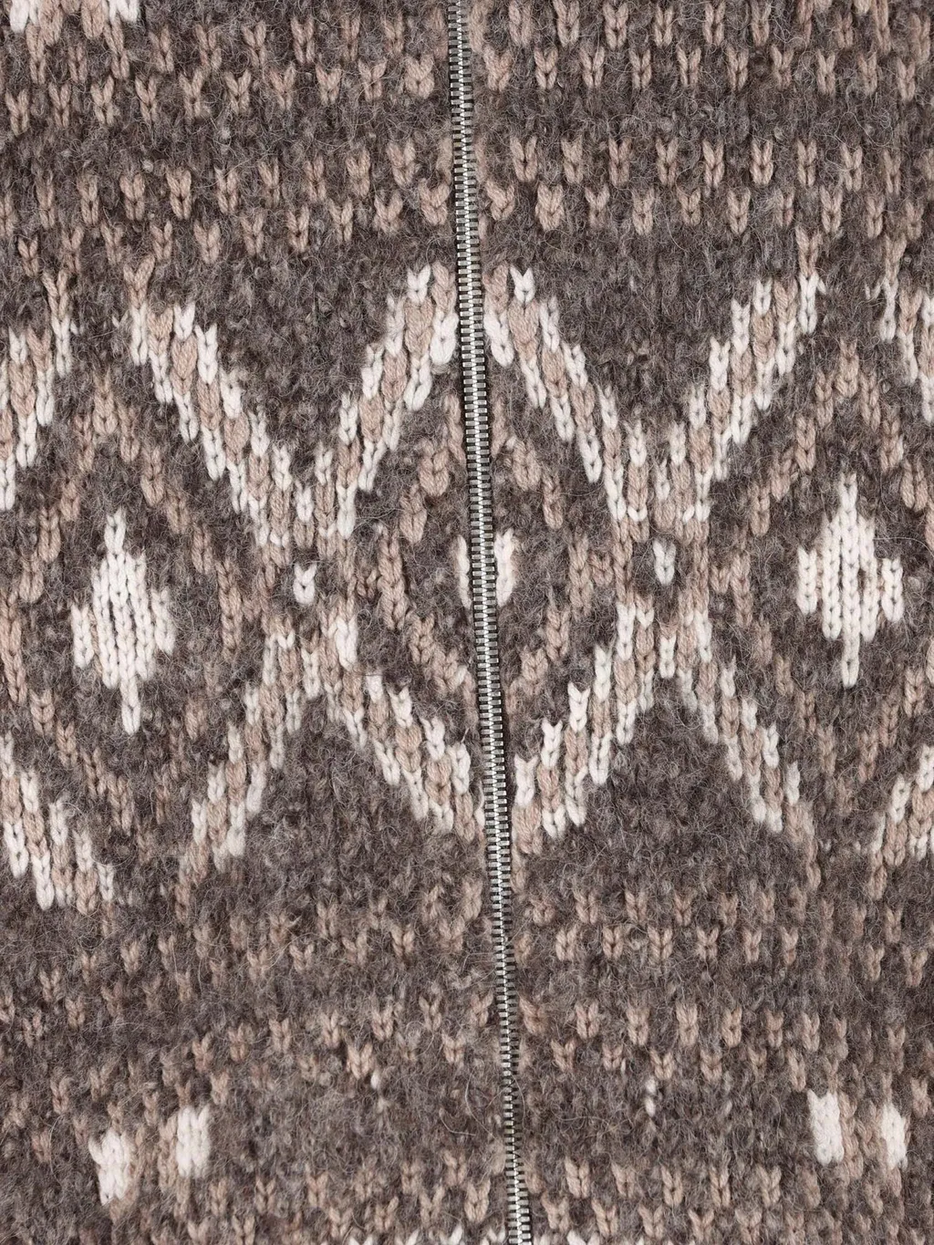 Fair Isle Pattern Cardigan
