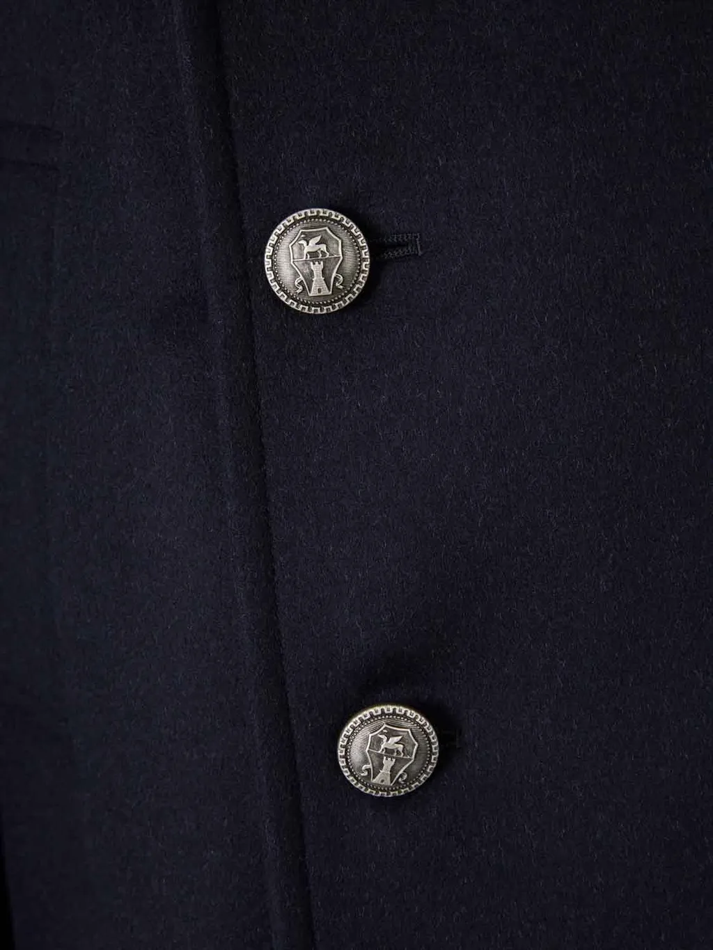 Double-Breasted Straight Hem Coat