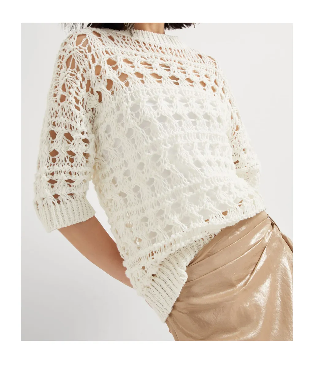 Open-Knit Sweater