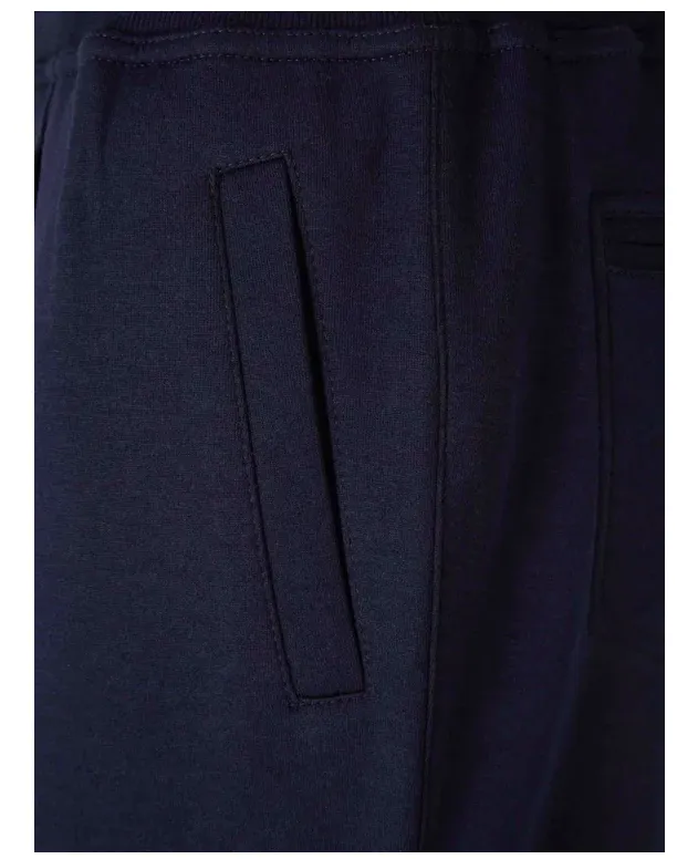 Zip-Detail Cotton Trousers