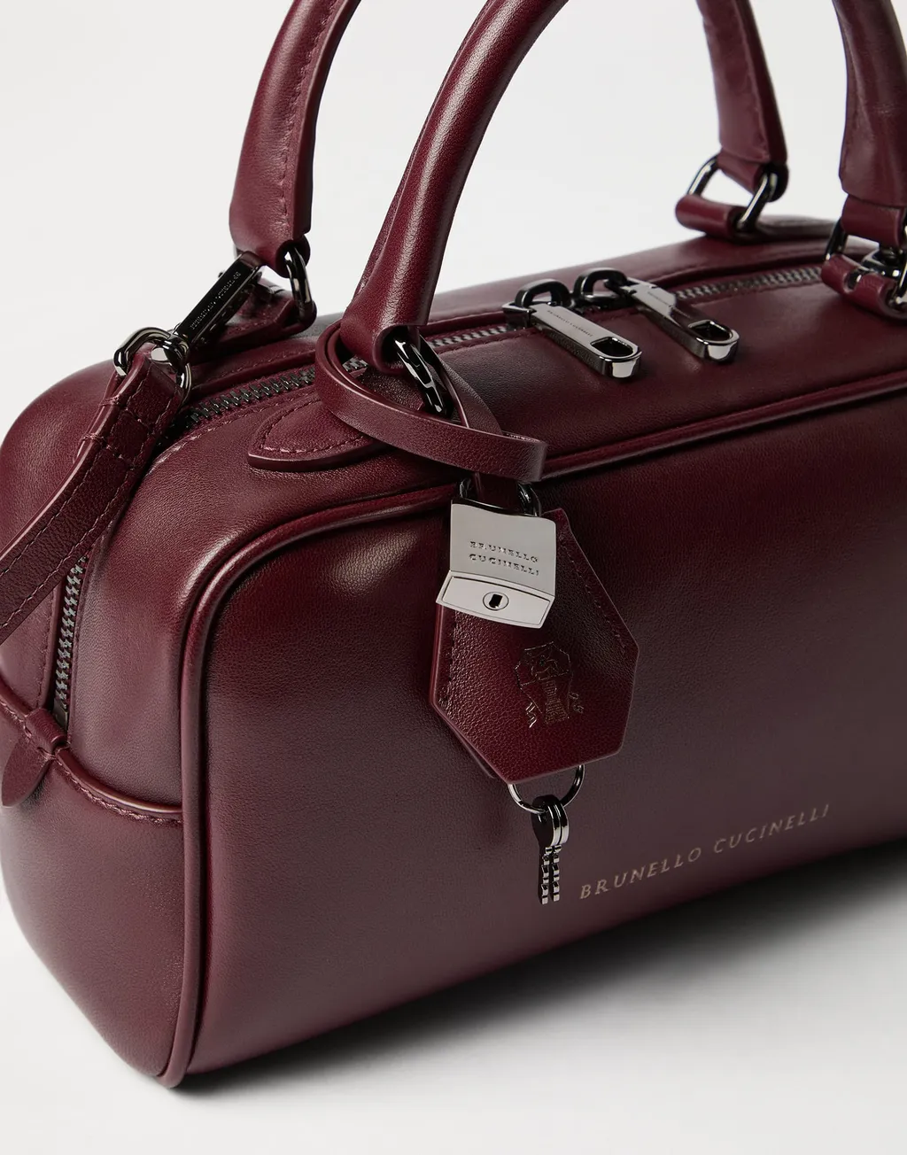 Padlock Detail Small Tote Bag