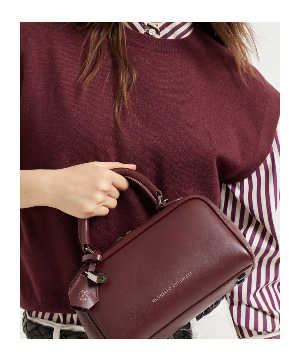 Padlock Detail Small Tote Bag