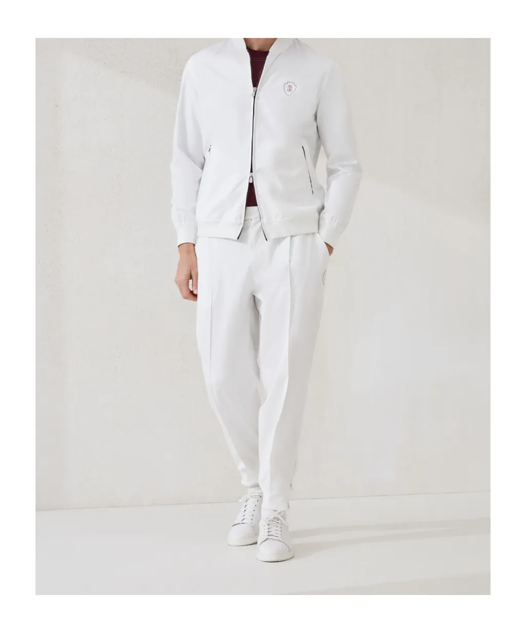 Comfort Nylon Long Sleeve T-Shirt With Logo