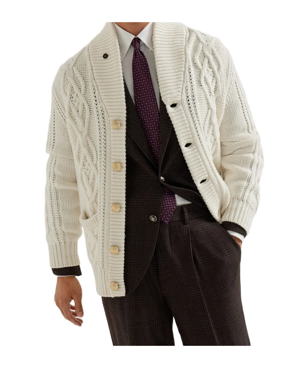 Cable-Knit Cardigan