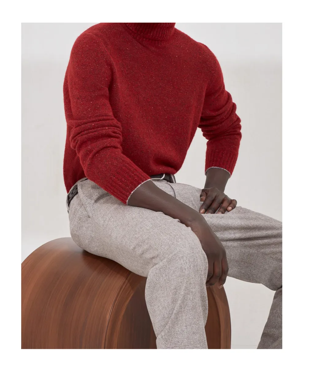 Knop Roll Neck Knitted Sweater