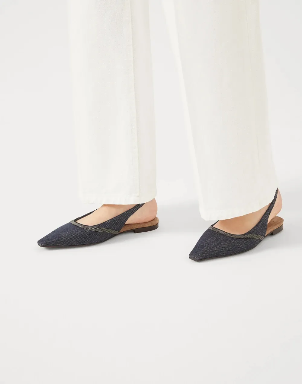 Leather Ballerina Shoes