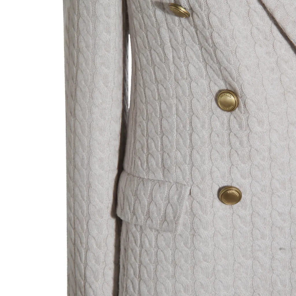 Long-Sleeved Suit Jacket