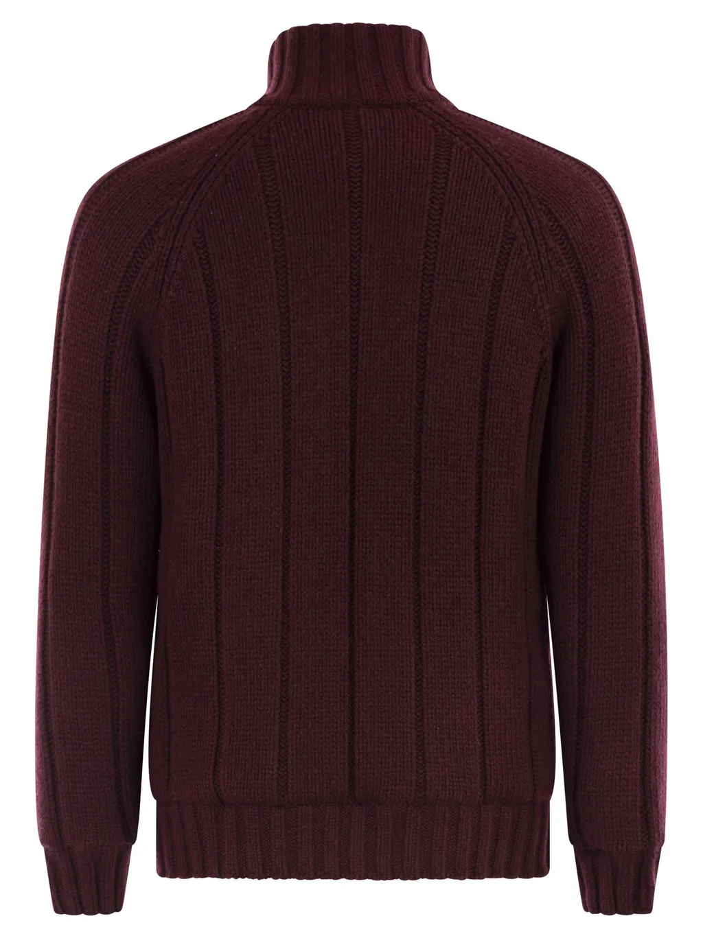 Cashmere Knit Down Jacket With Zip