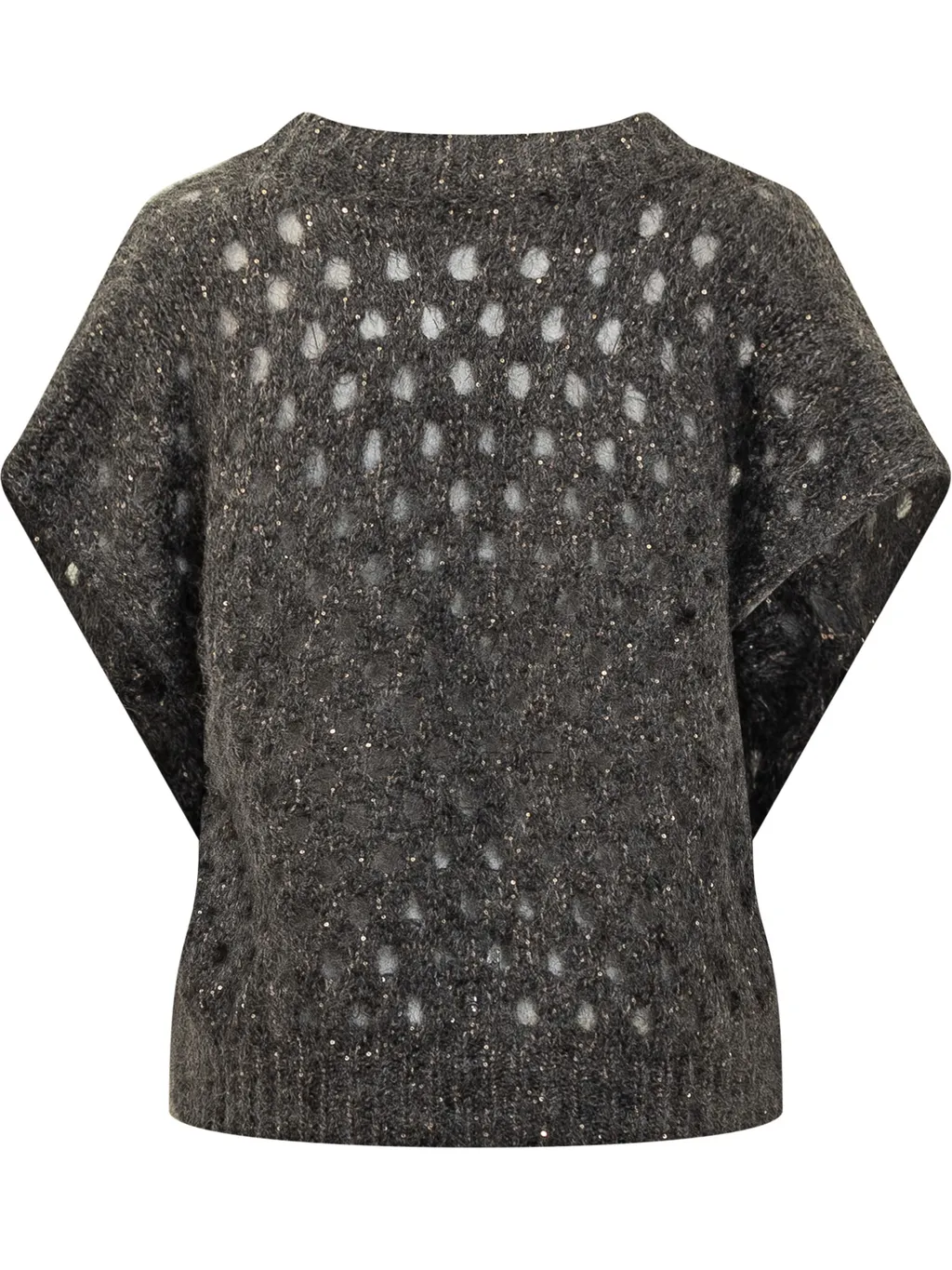 Short-Sleeve Embellished Top
