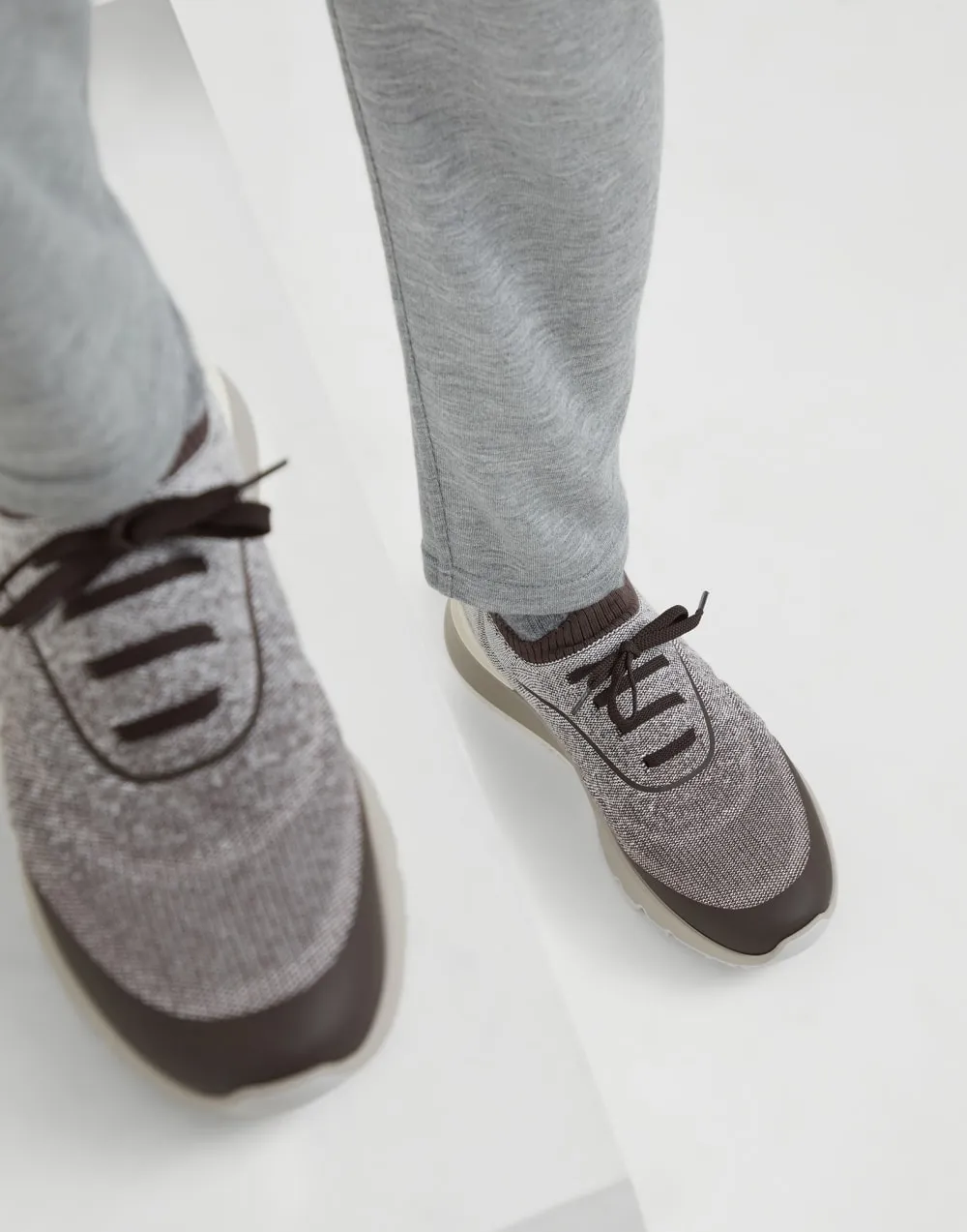 Cotton Knitwear Sneakers