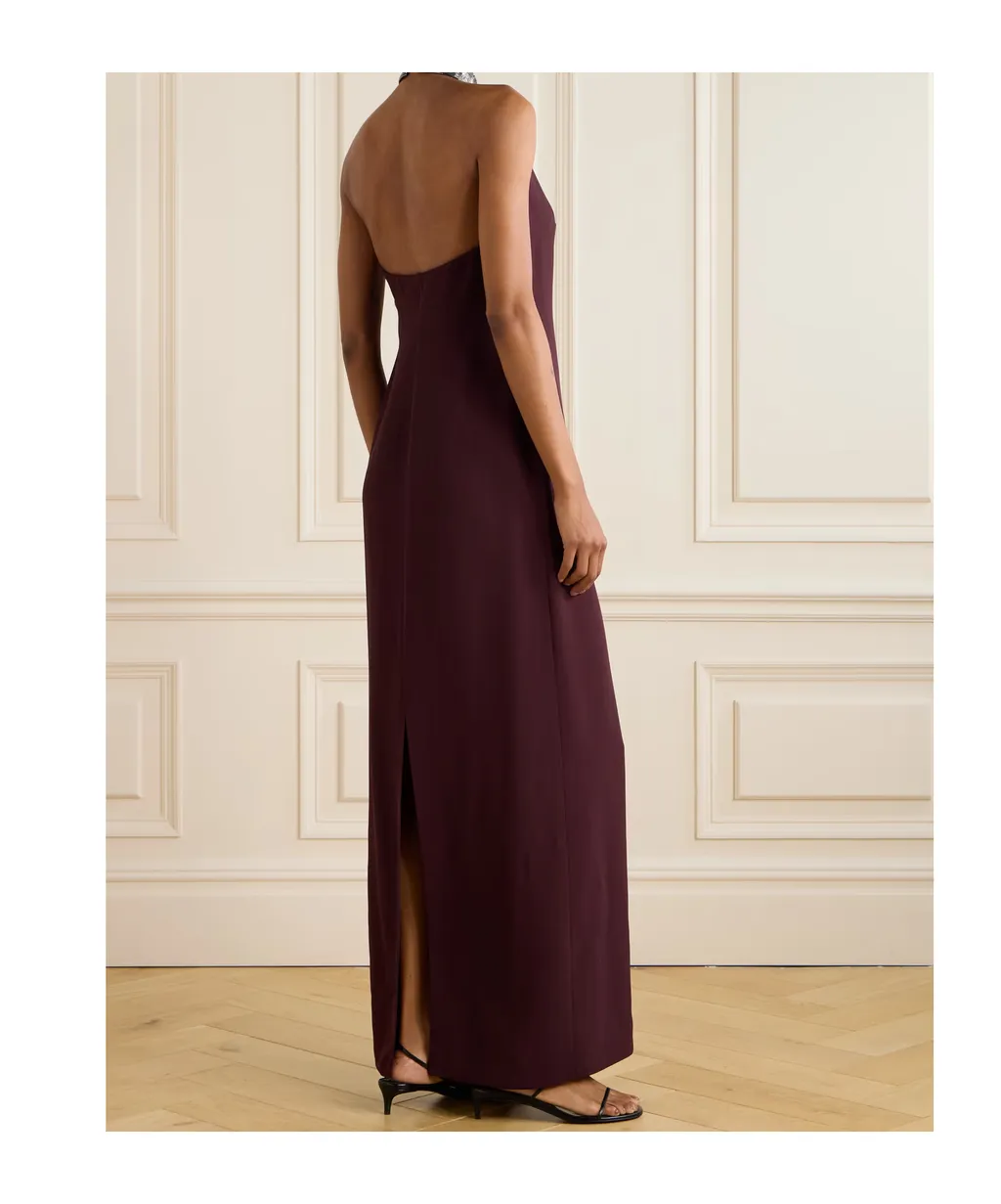 Embellished Halter Neck Dress