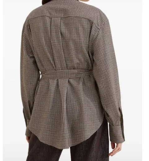 Long Sleeved Checked Shirt