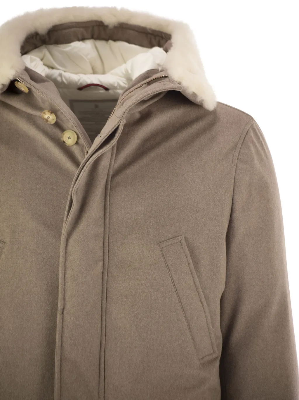Long-Sleeved Down Jacket