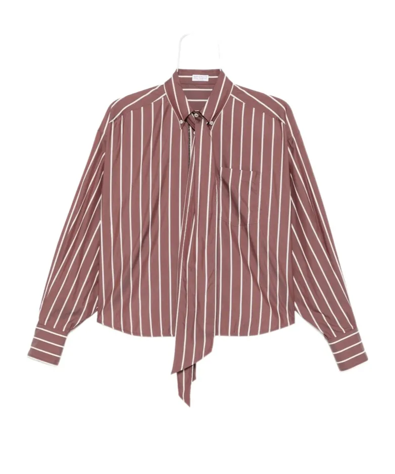 Striped Long-Sleeved Shirt