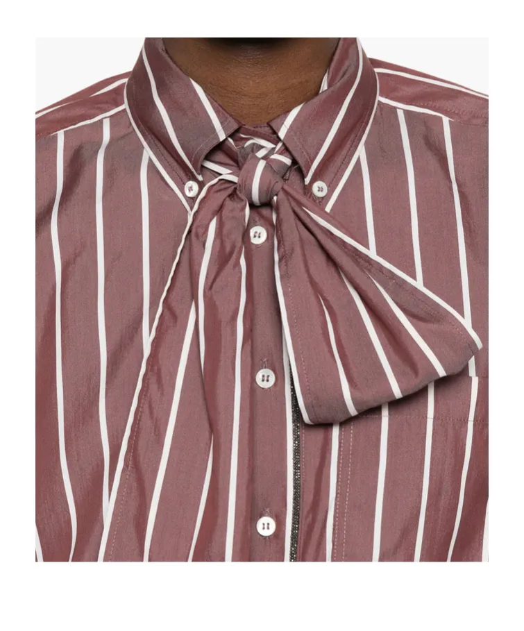 Striped Long-Sleeved Shirt