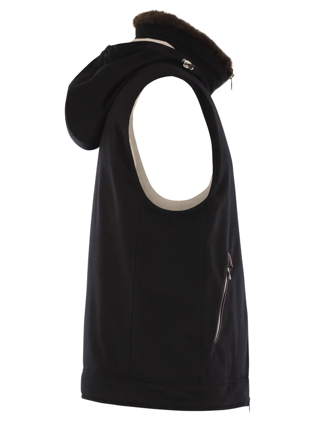 Hooded Wool Gilet