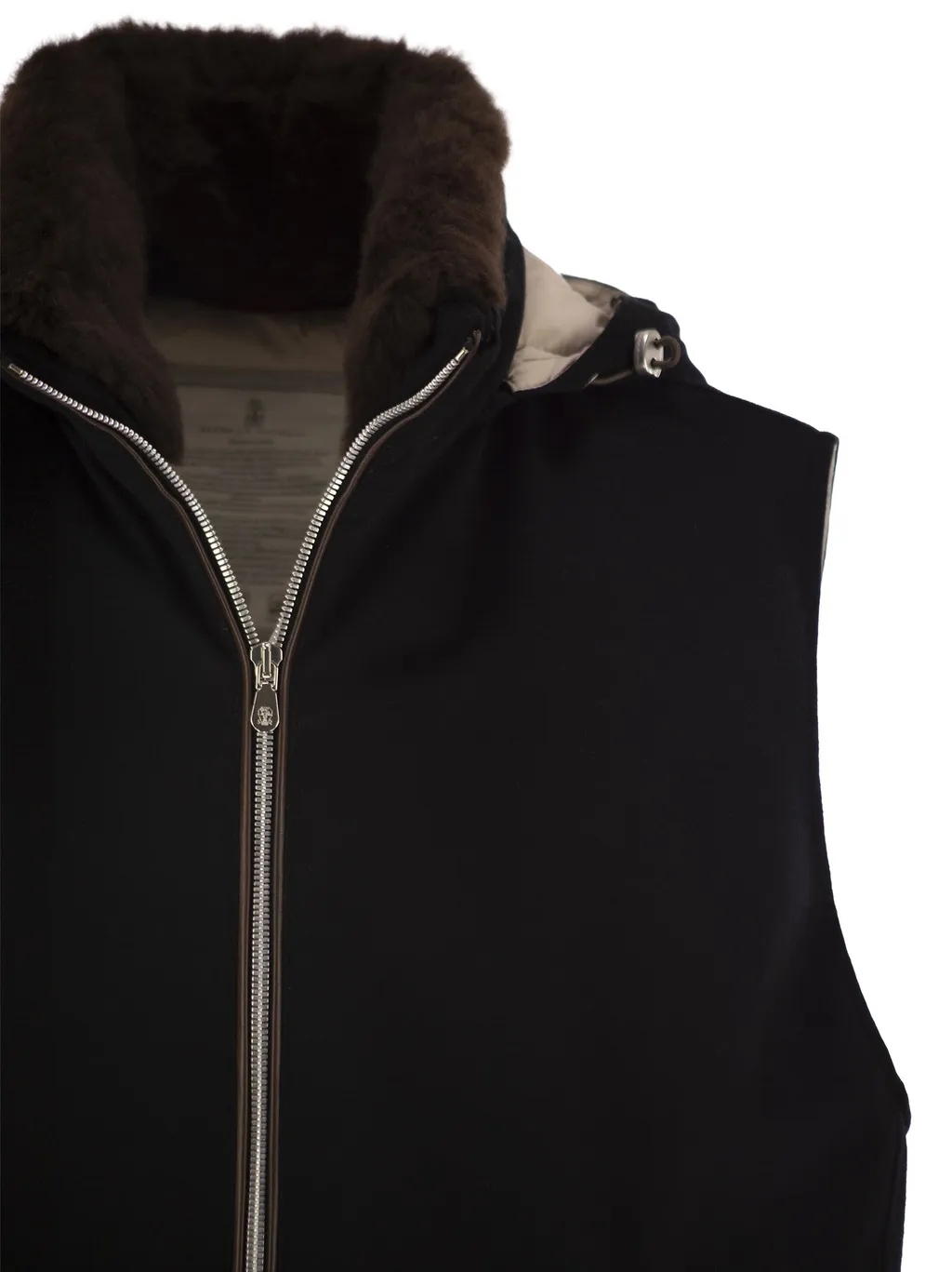 Hooded Wool Gilet