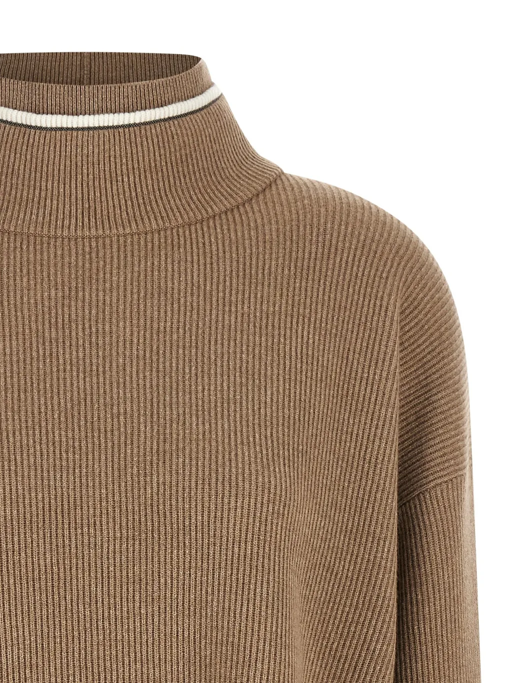 High Neck Knitted Jumper