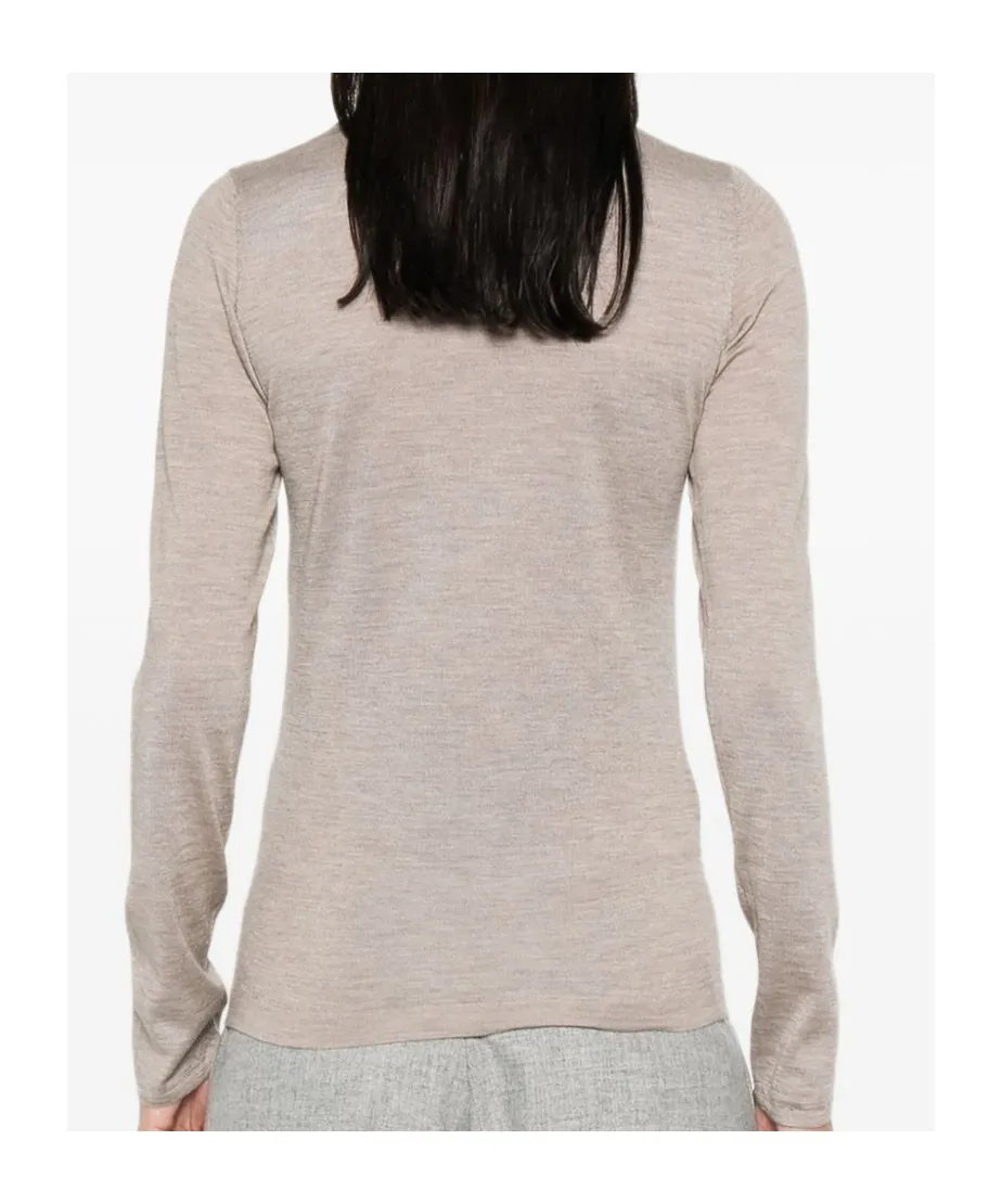 Long-Sleeve Round-Neck Sweater