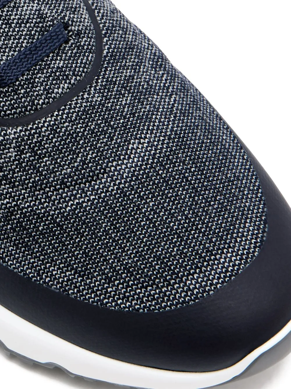 Knitted Lace-Up Sneakers