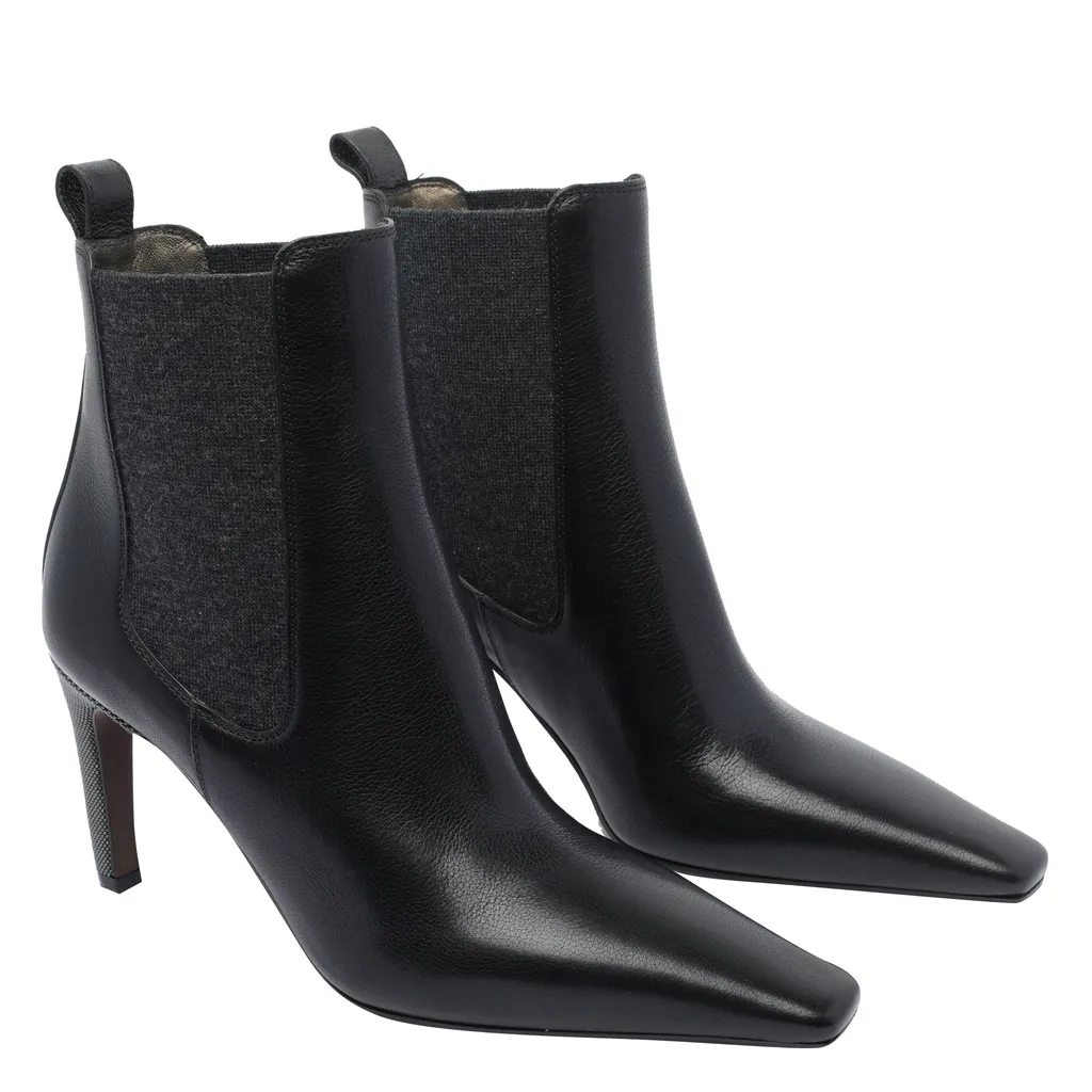 80Mm Pointed-Toe Chelsea Boots